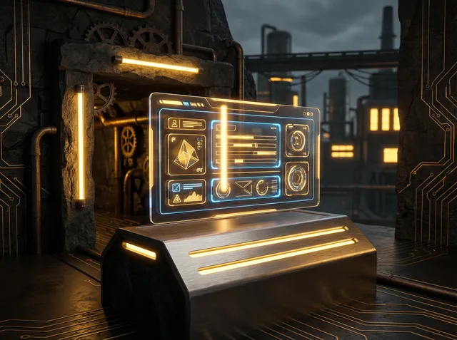 pg麻将 赛博身份认证终端界面